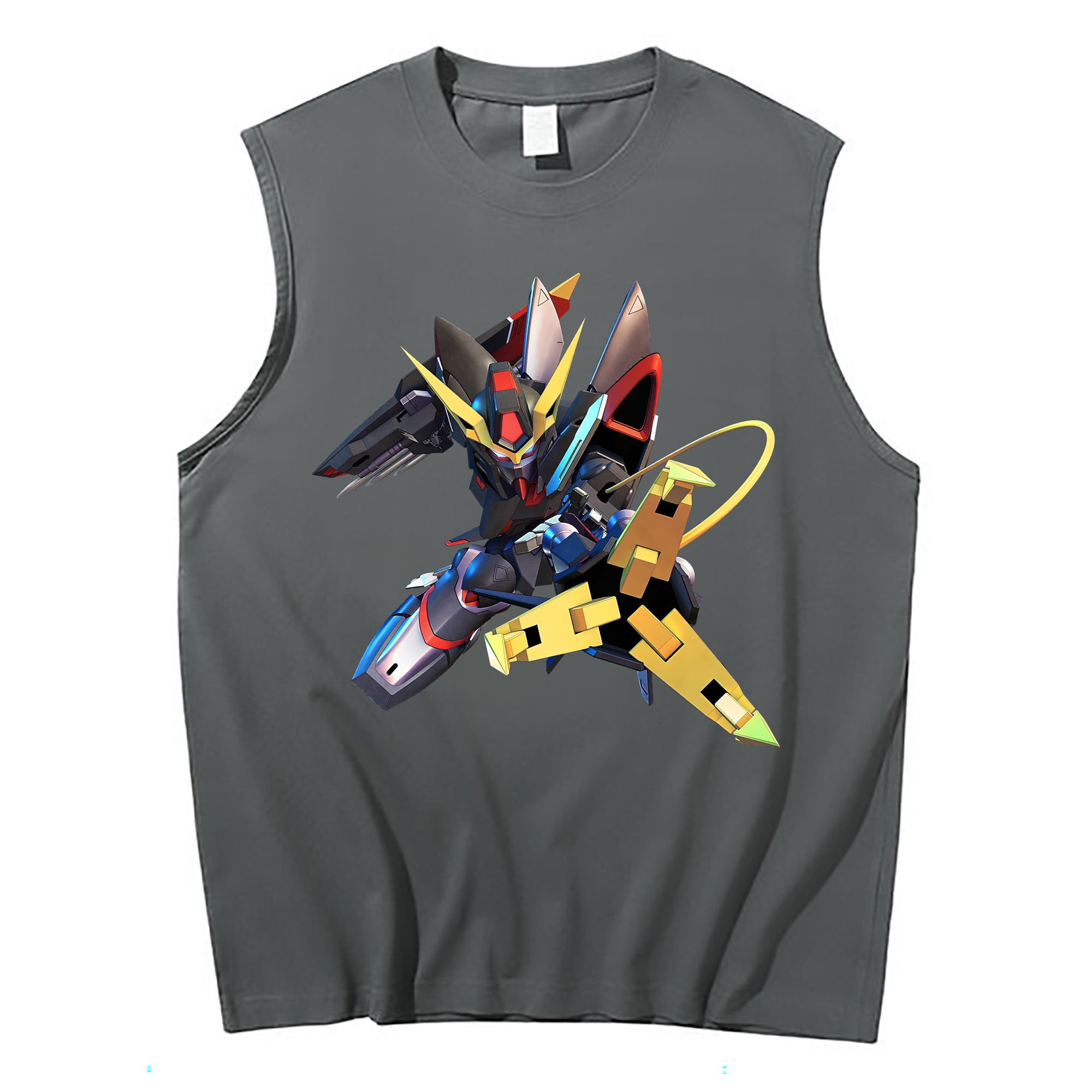 （画像用） 機動戦士ガンダム Mobile Suit Gundam コットン100％タンクトップ（フロントプリント）